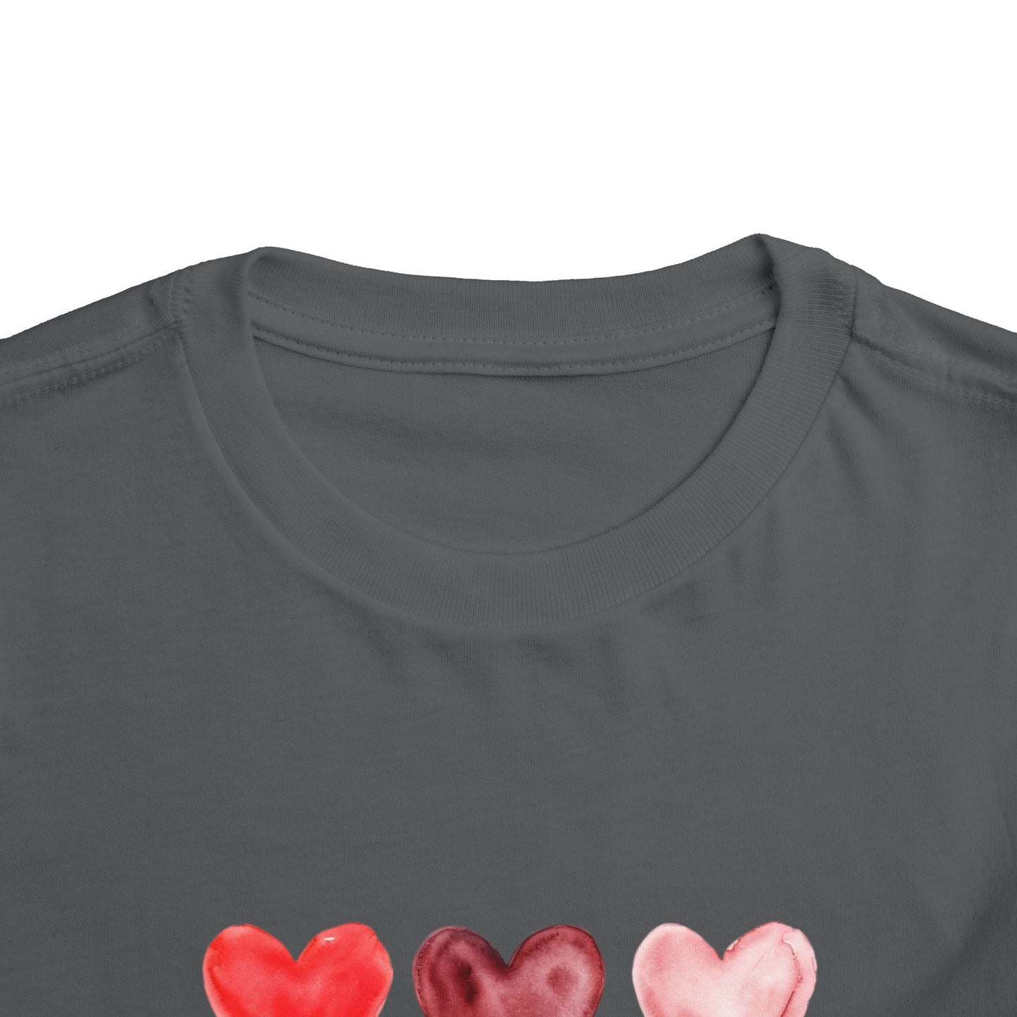 "Little Love Bug" Watercolor Heart Toddler Tee