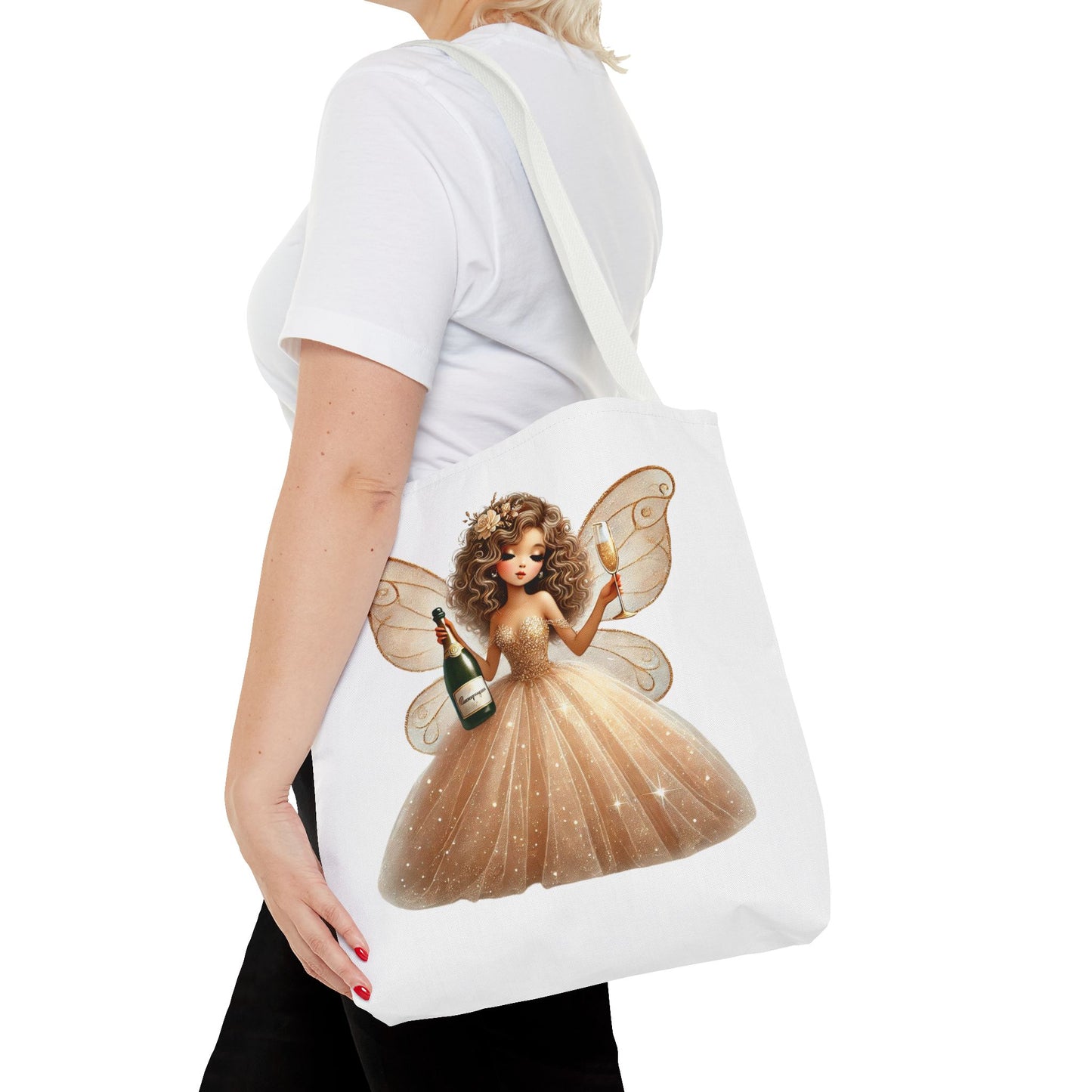 Golden Belle of Champagne Dreams – Luxe Tote Bag