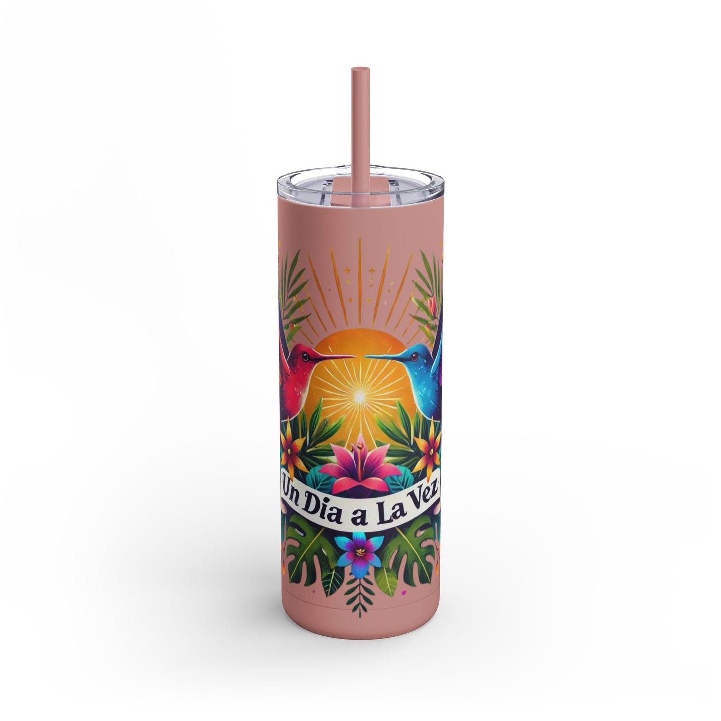 "Un Día a La Vez" Skinny Tumbler (20oz)