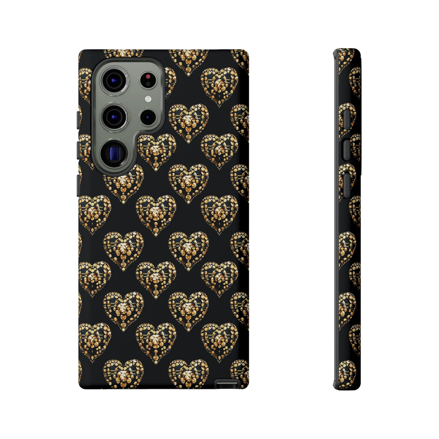Golden Heart Luxe Phone Case