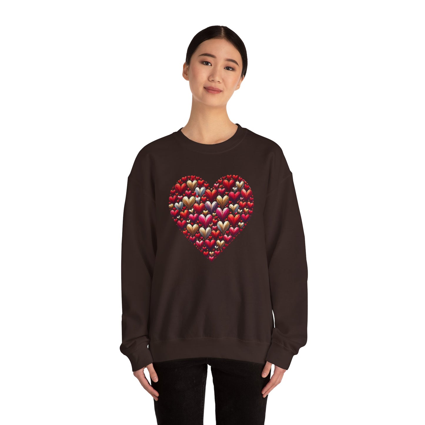Love, Layers, & Cozy Vibes Unisex Crewneck Sweatshirt