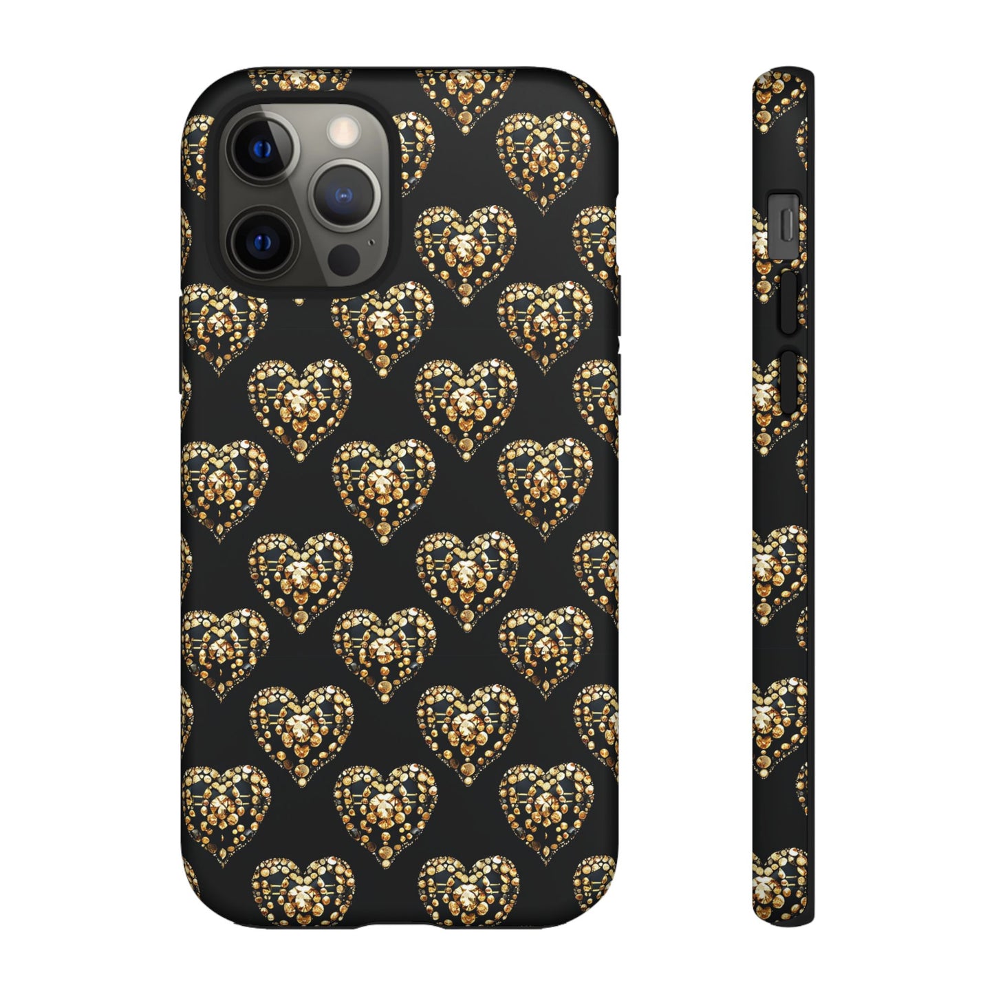 Golden Heart Luxe Phone Case