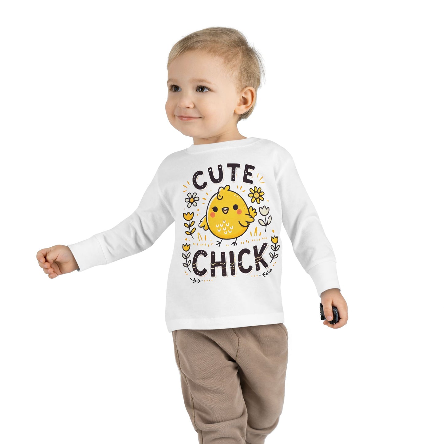 “Cute Chick” – Toddler Long Sleeve Tee