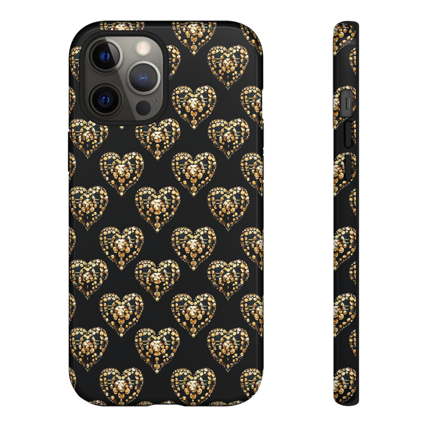 Golden Heart Luxe Phone Case