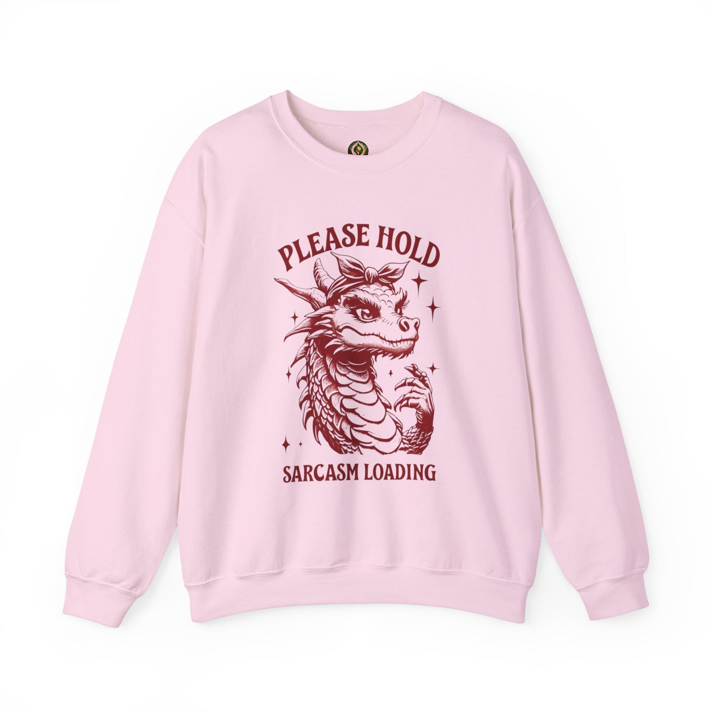 Please Hold, Sarcasm Loading Crewneck Sweatshirt β Snarky & Snuggly π