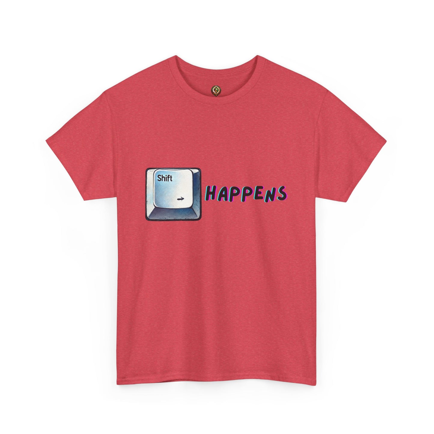 ⌨️ "Shift Happens" – Unisex Heavy Cotton Tee