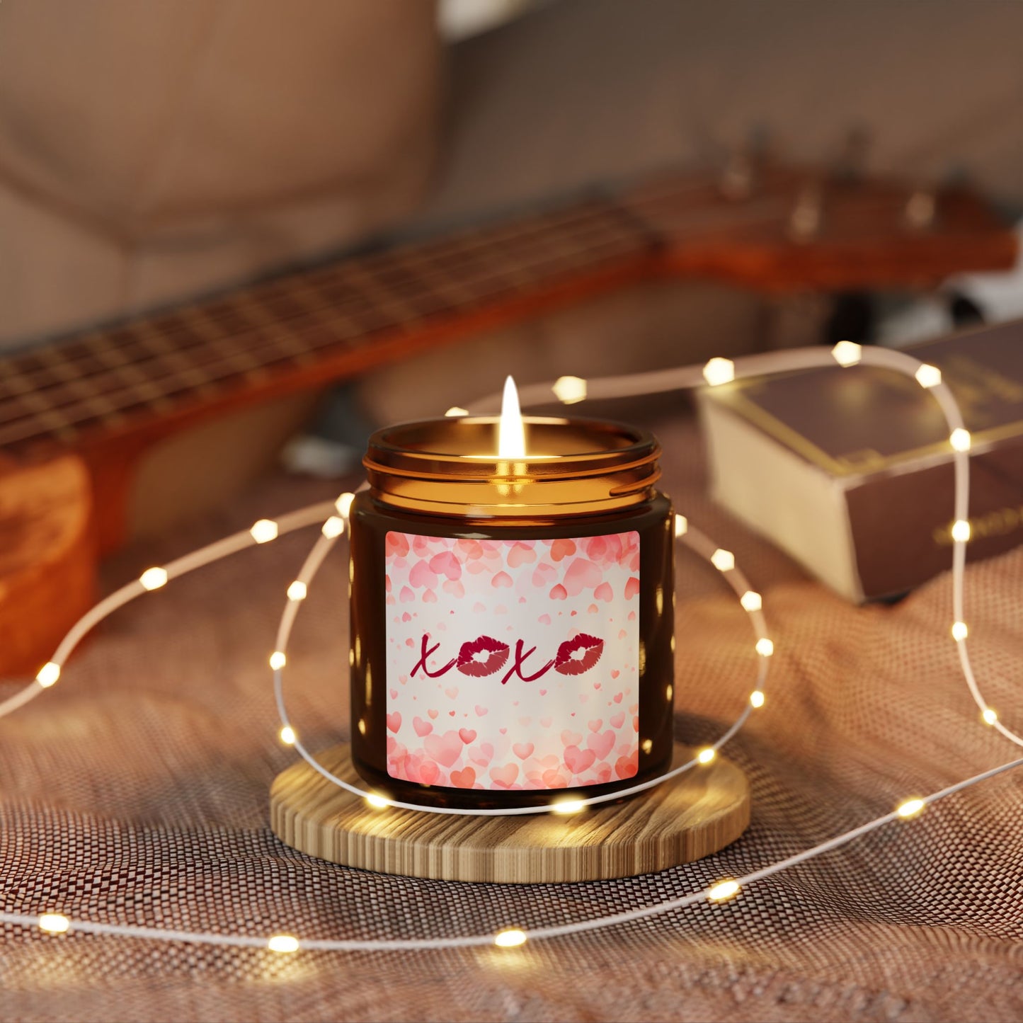 "XOXO" Amber Jar Scented Candle