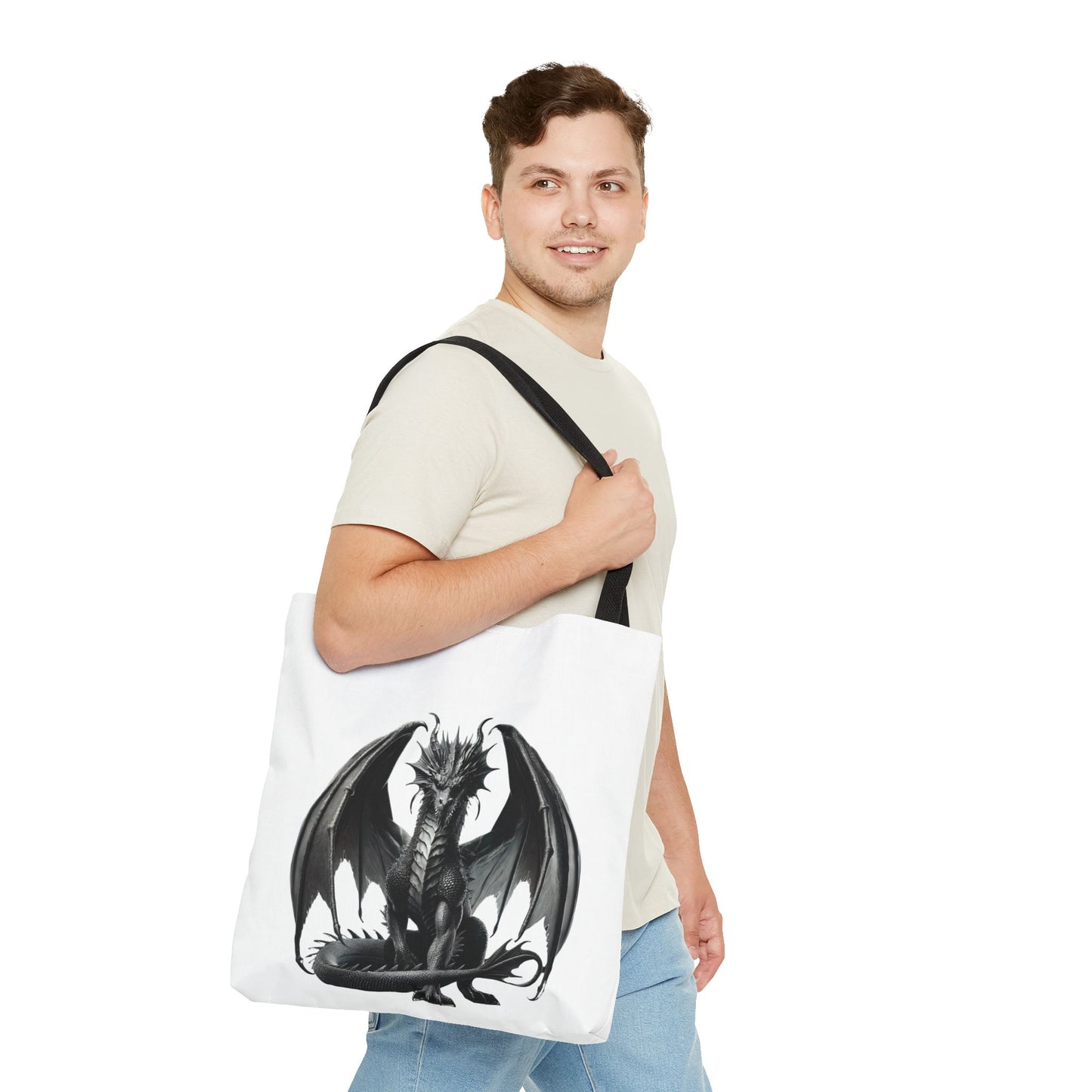 Dragon’s Lair Tote Bag – Fierce Style, Endless Utility 🐉🖤