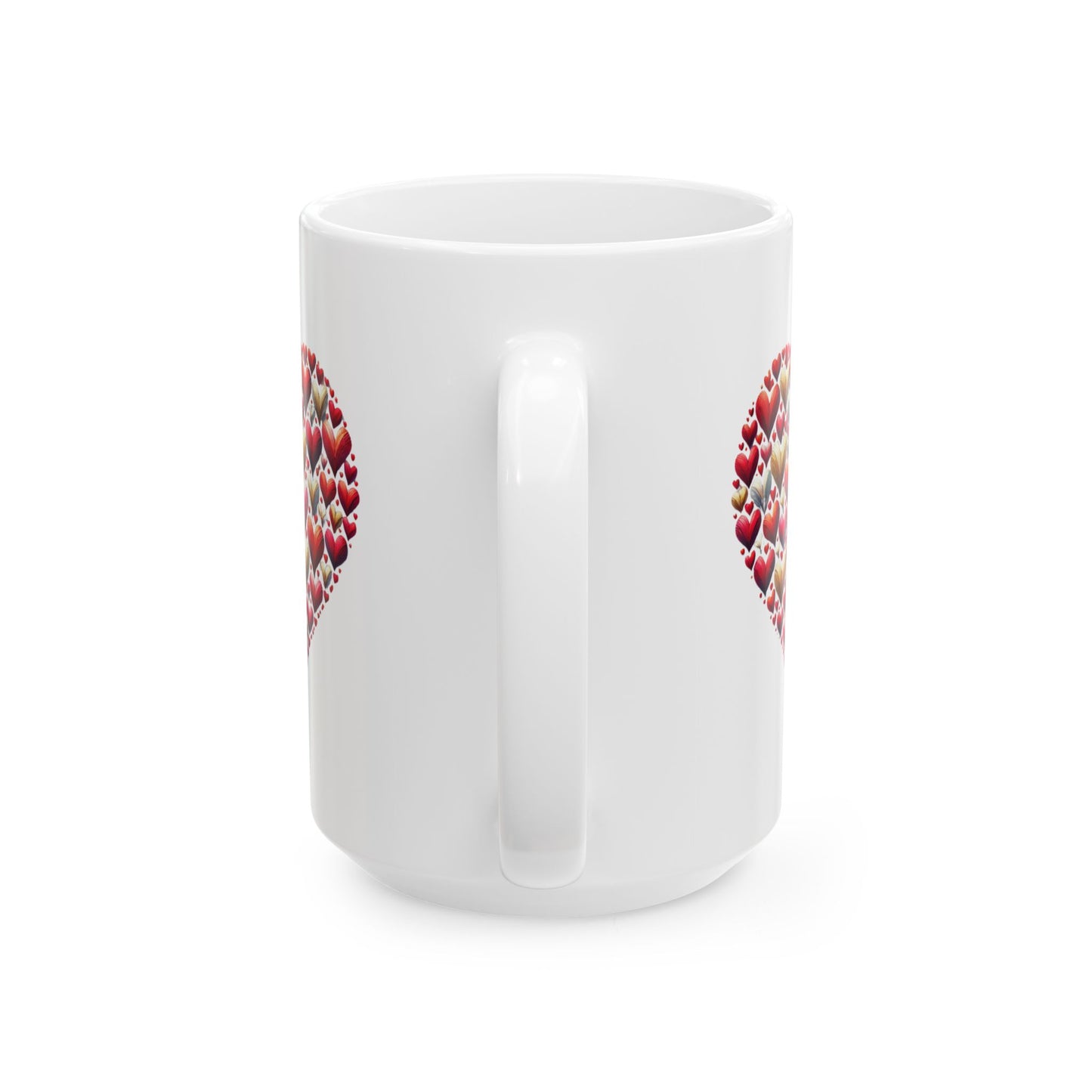 Heart Full of Love Ceramic Mug, (11oz, 15oz)