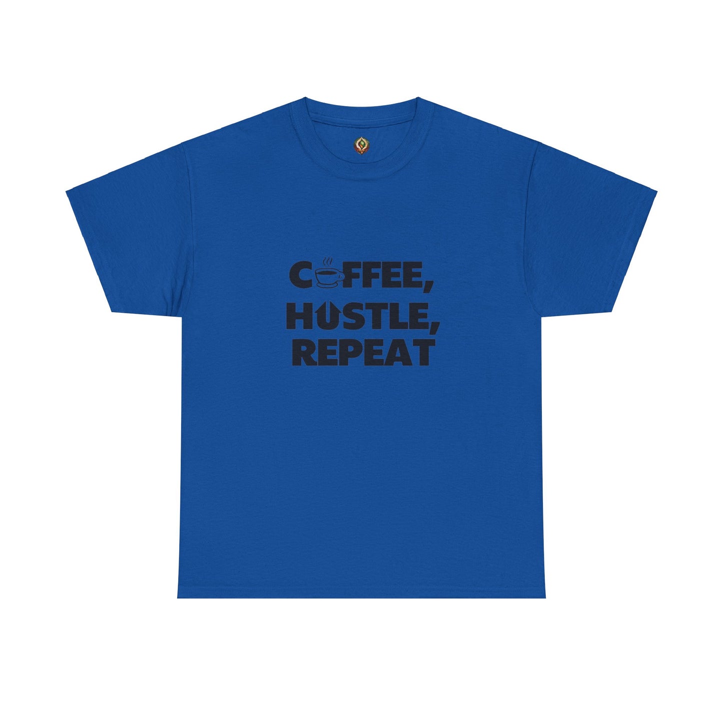 "Coffee, Hustle, Repeat" Unisex Heavy Cotton Tee