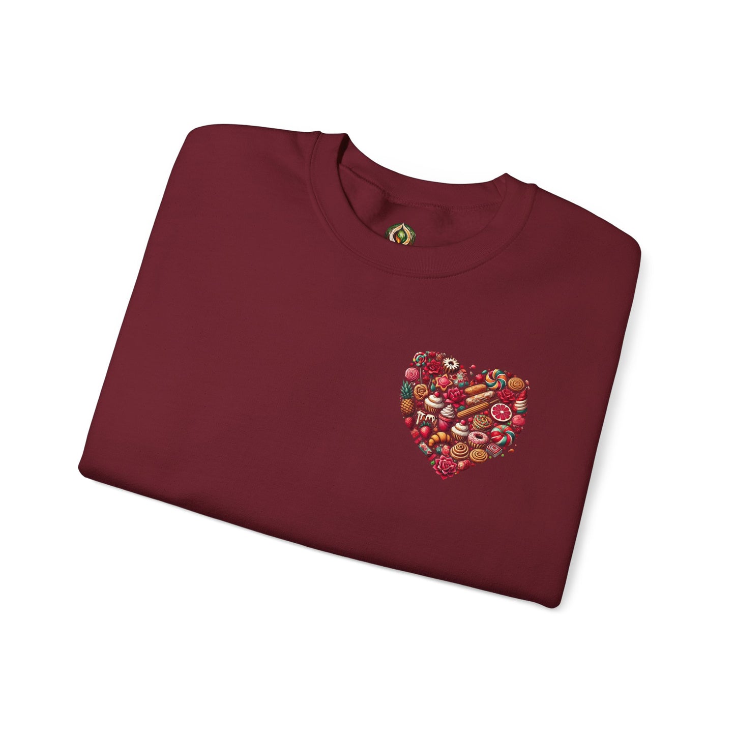 "Love in Every Stitch" Crewneck Sweatshirt