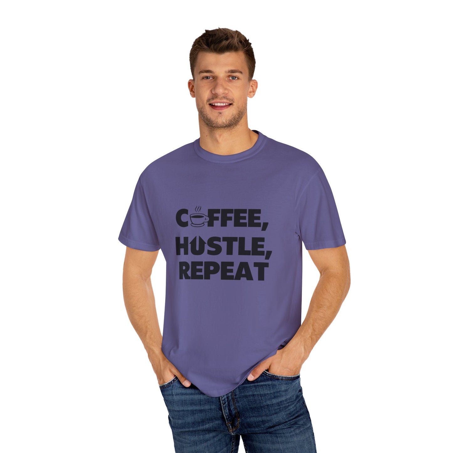 "Coffee, Hustle, Repeat" Unisex T-Shirt