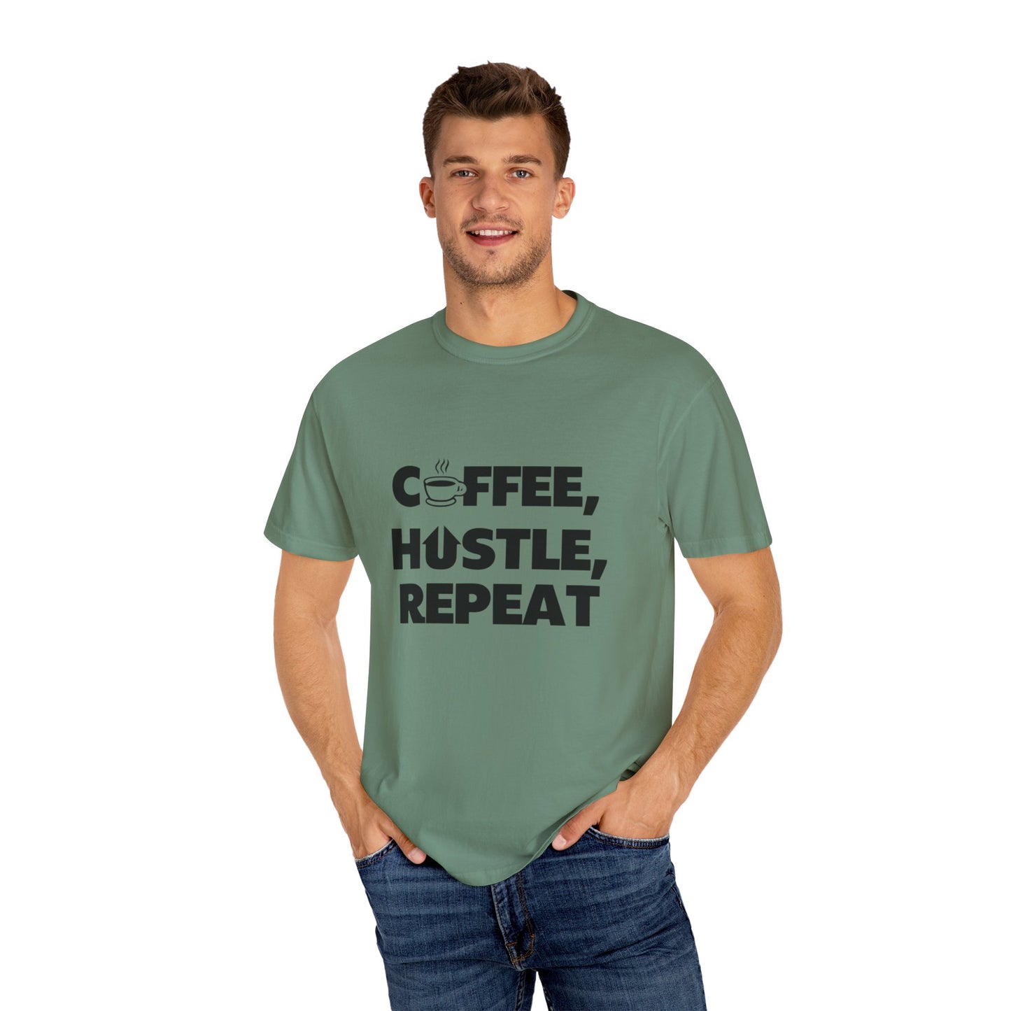 "Coffee, Hustle, Repeat" Unisex T-Shirt