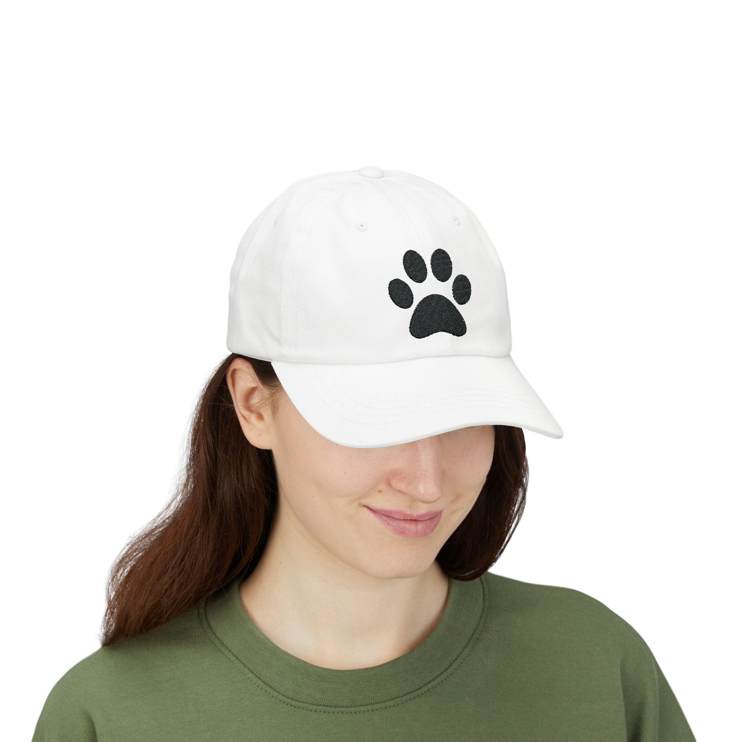 Minimalist Paw Print – Classic Dad Cap