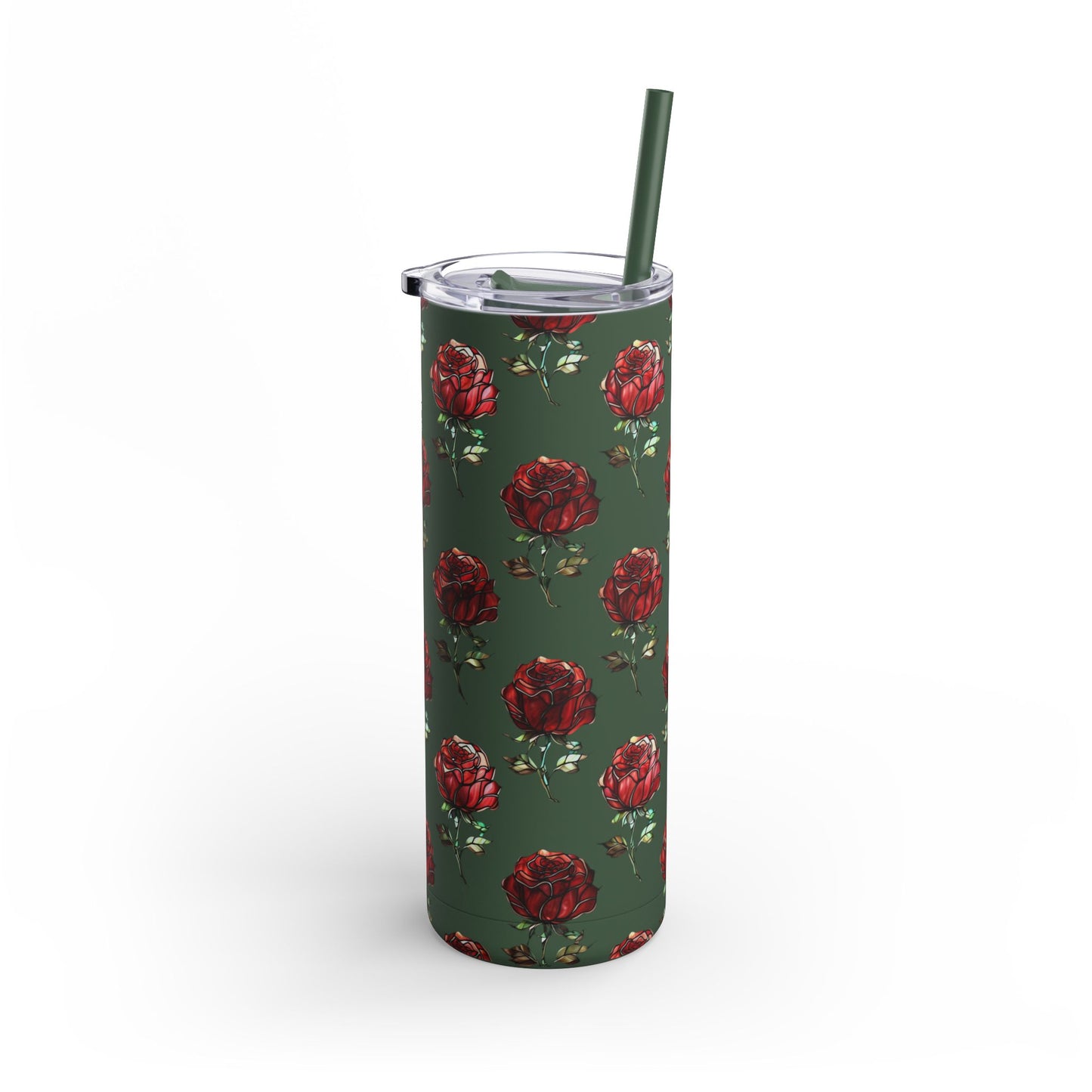 "Timeless Roses" Skinny Matte Tumbler, 20oz
