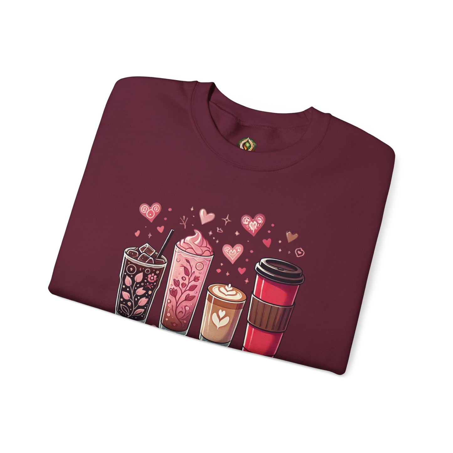 "Cup of Love" Coffee Lovers Crewneck