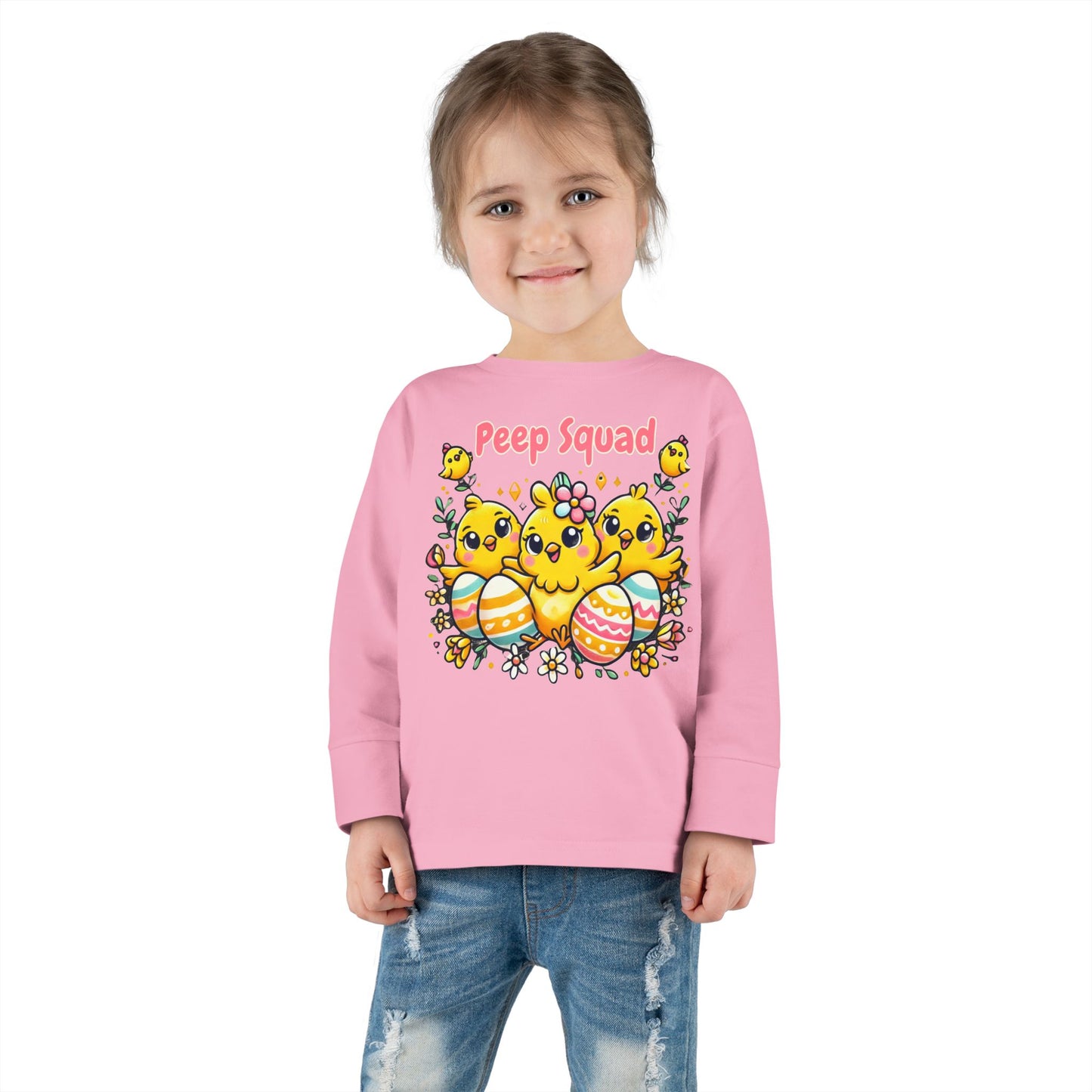 “Peep Squad” – Toddler Long Sleeve Tee