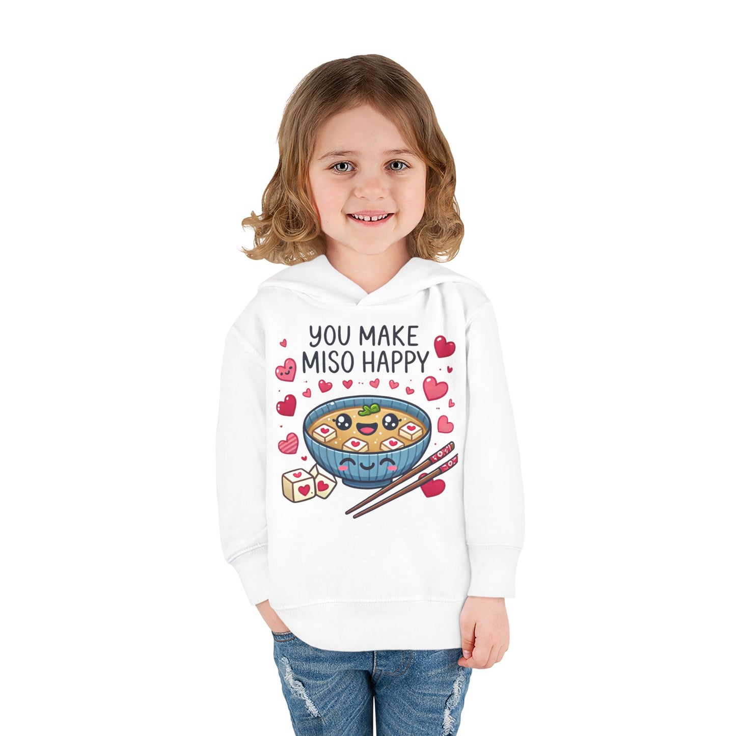 "You Make Miso Happy" Toddler Hoodie