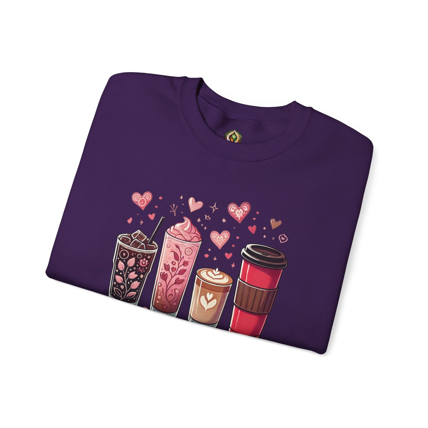 "Cup of Love" Coffee Lovers Crewneck