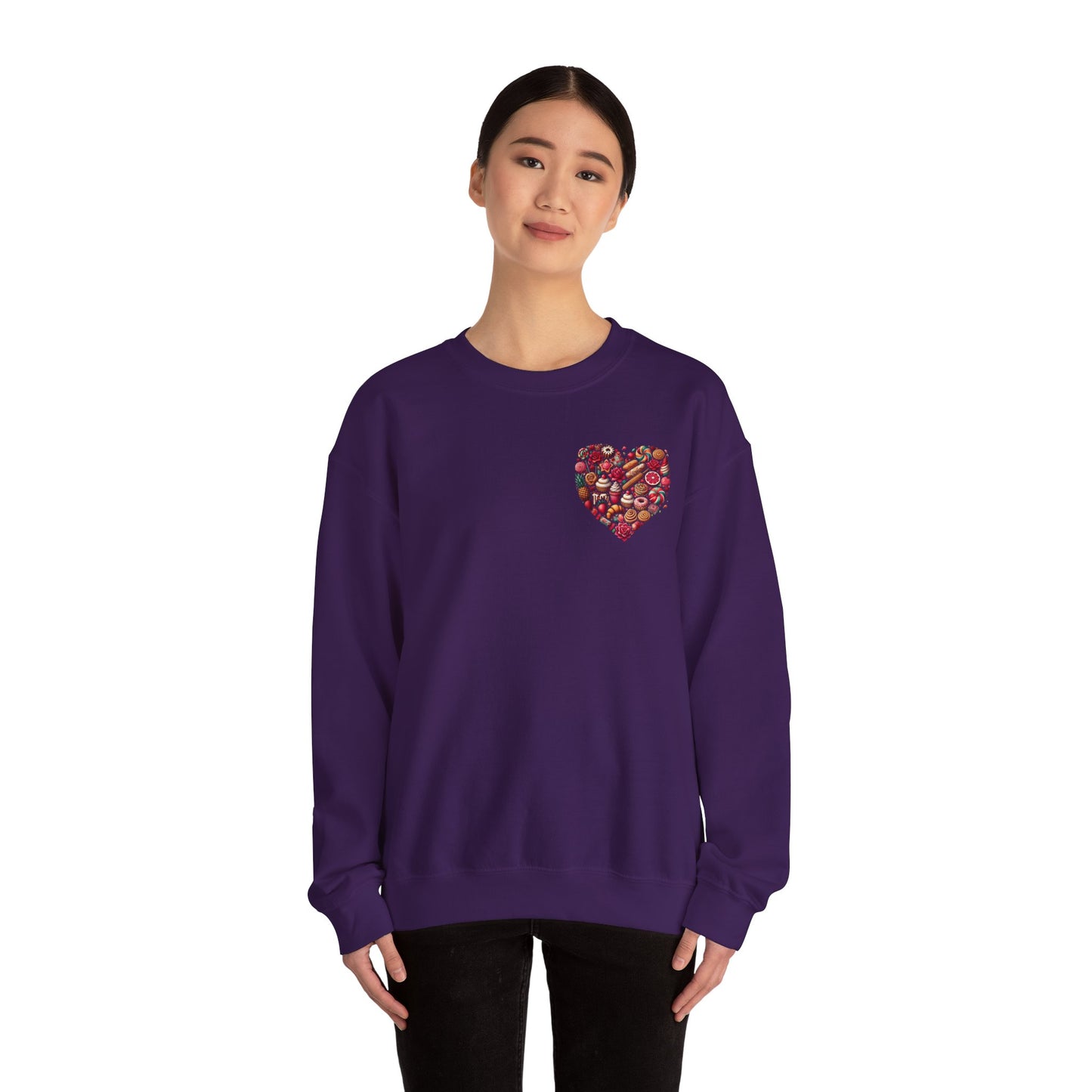 "Love in Every Stitch" Crewneck Sweatshirt