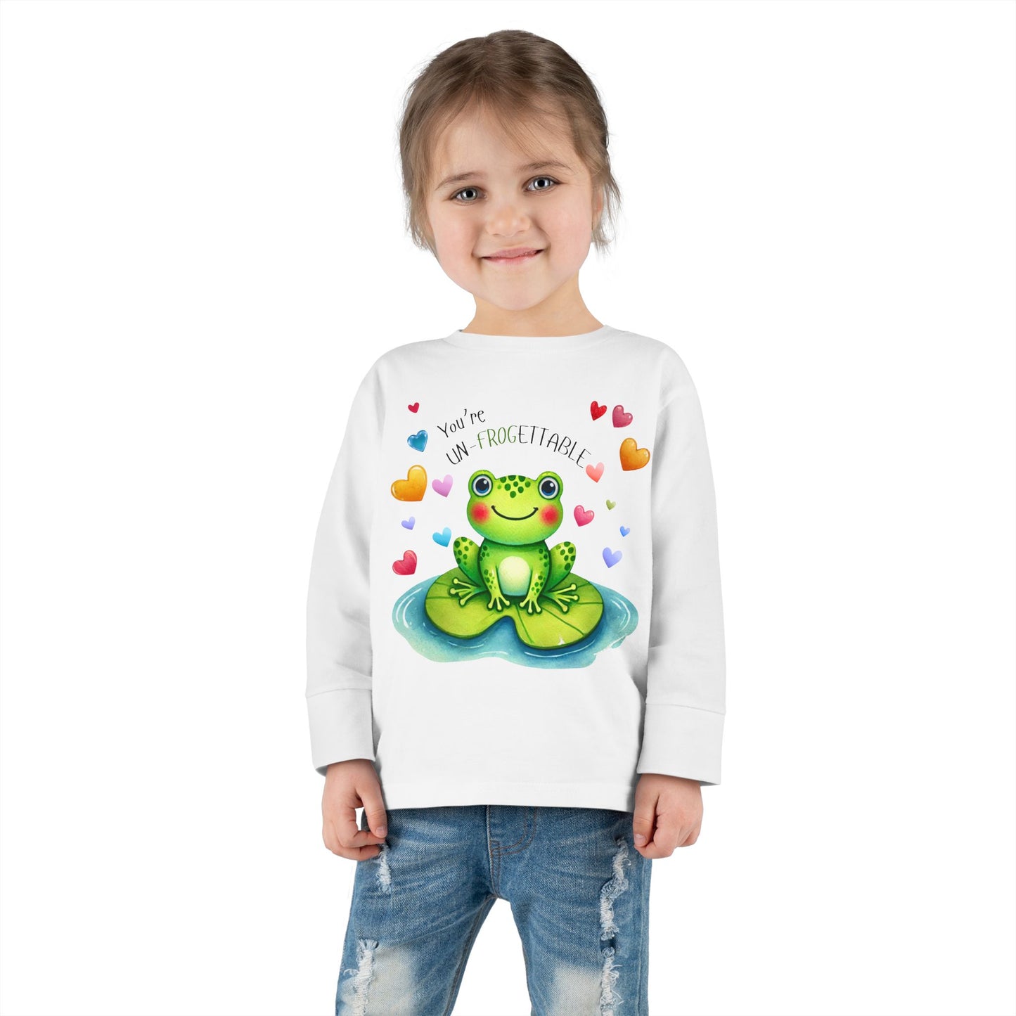 "Un-FROG-ettable" Toddler Long Sleeve Tee