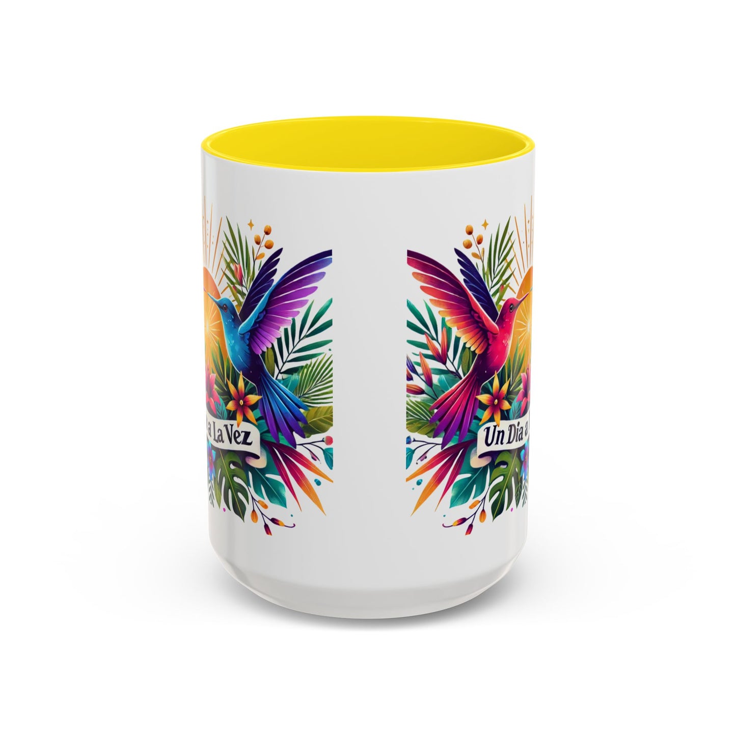 "Un Día a la Vez" Accent Coffee Mug (11oz, 15oz)