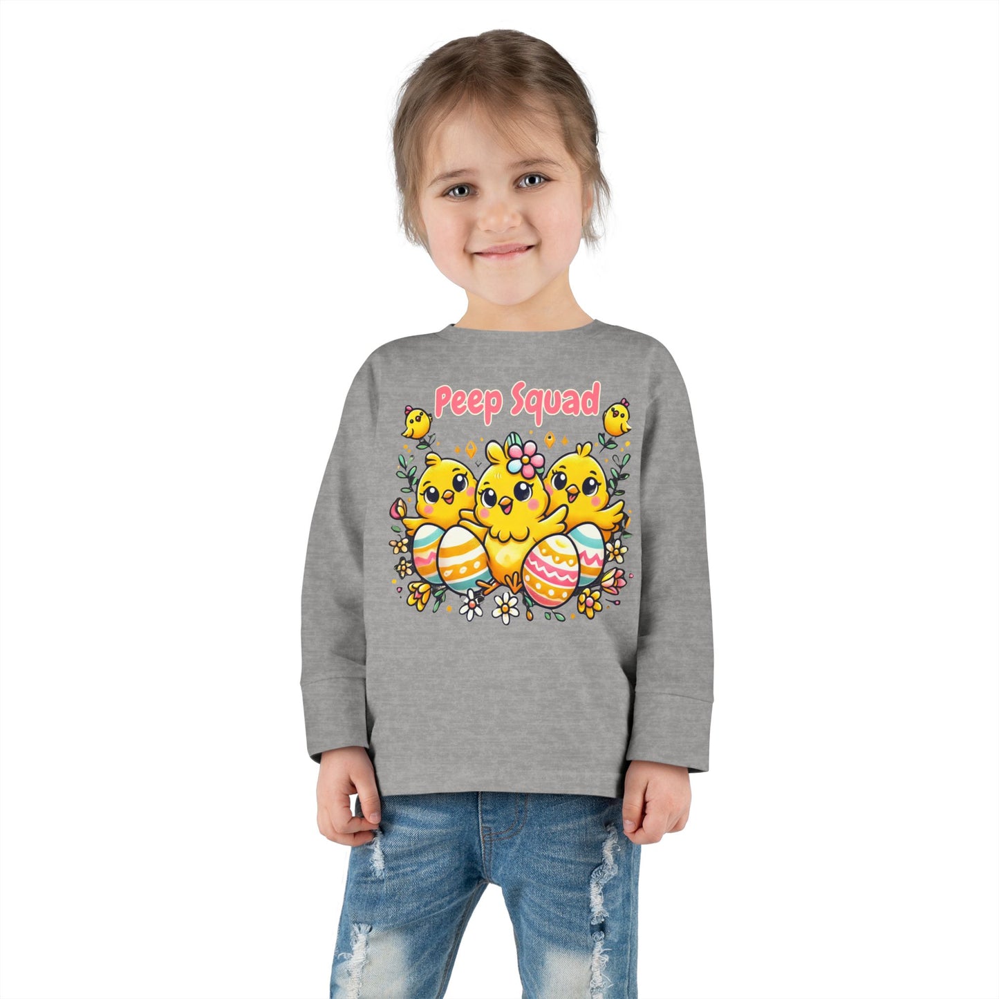 “Peep Squad” – Toddler Long Sleeve Tee