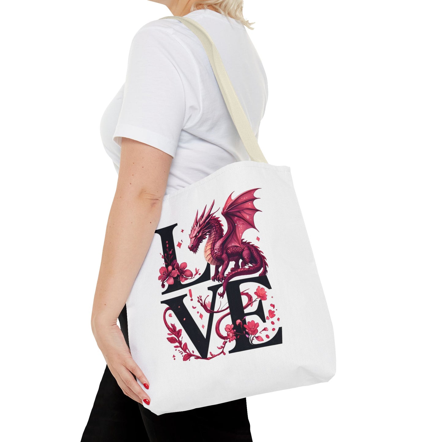 Love in Dragon Form πβ€οΈ Tote Bag