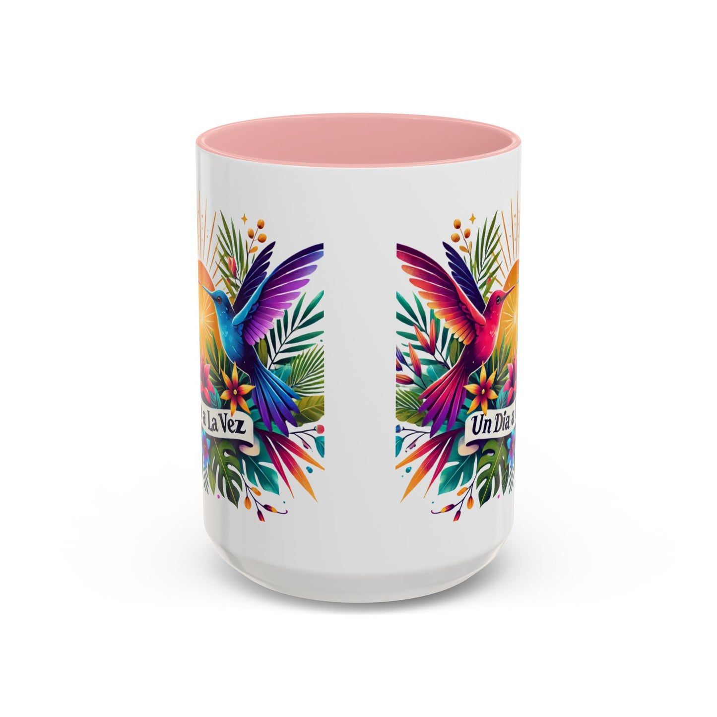 "Un Día a la Vez" Accent Coffee Mug (11oz, 15oz)