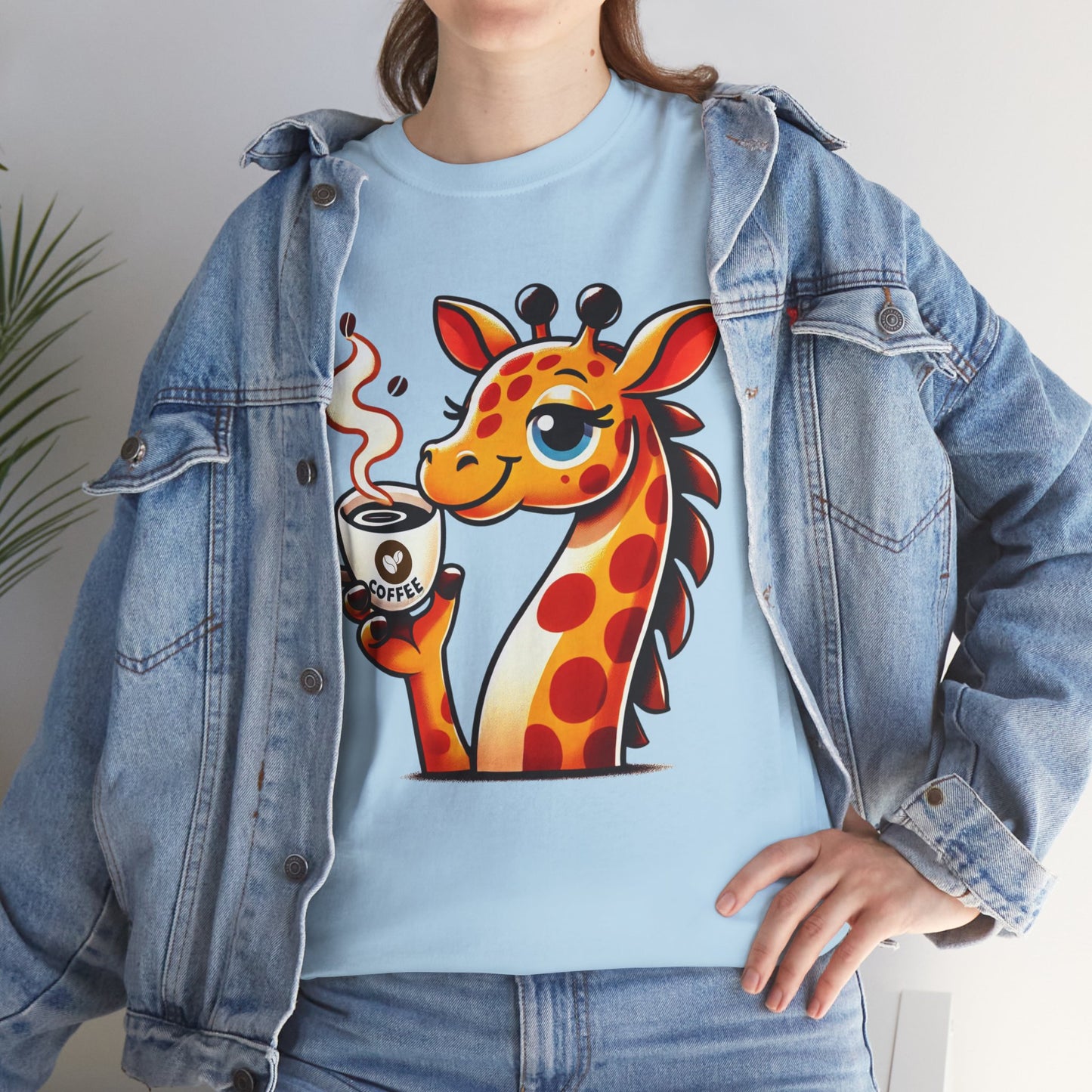 "Sassy Giraffe Coffee Lover" Unisex Tee