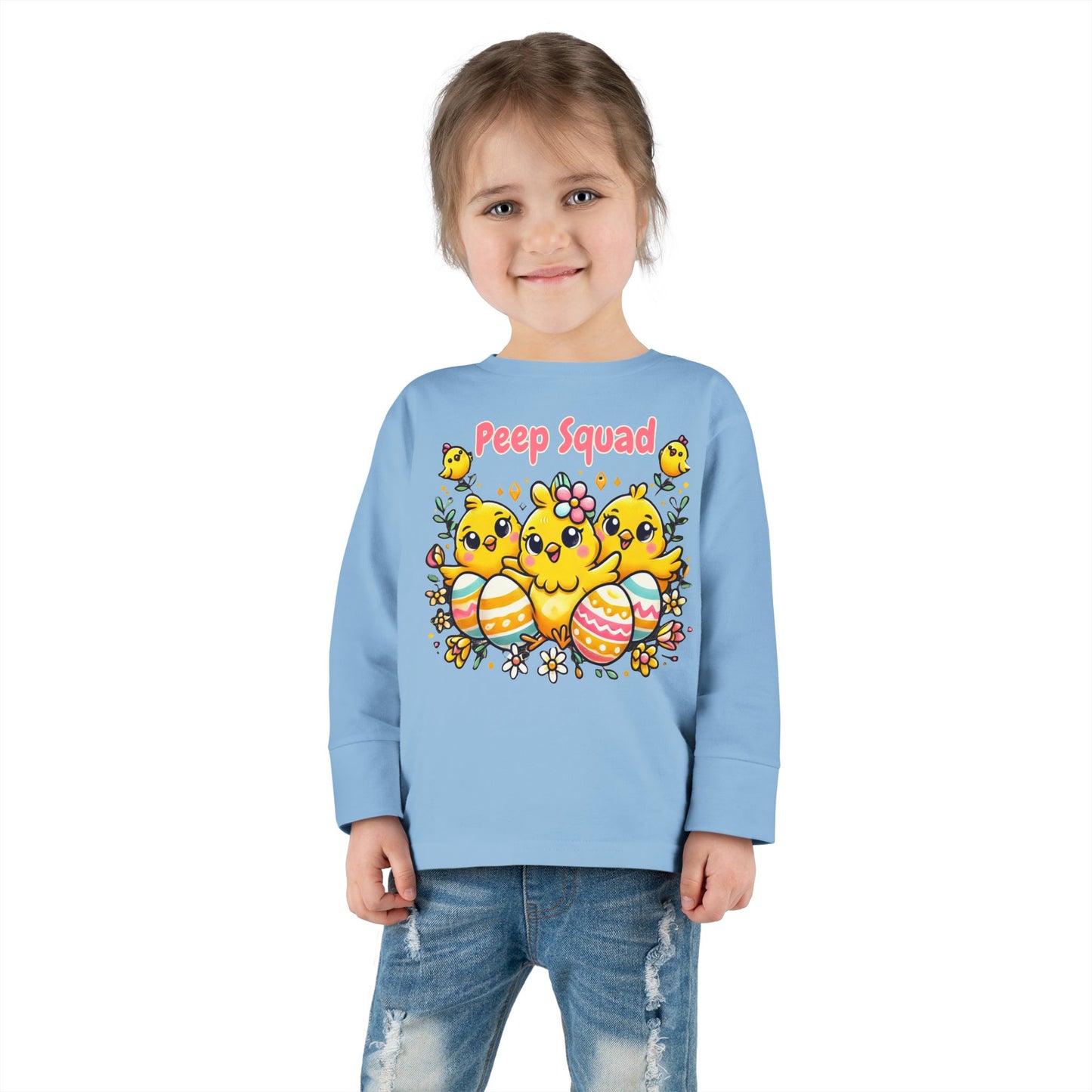 “Peep Squad” – Toddler Long Sleeve Tee