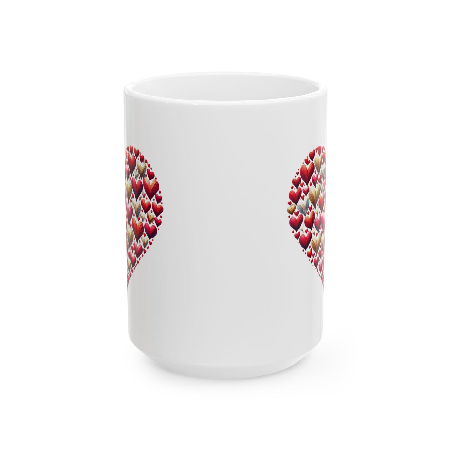 Heart Full of Love Ceramic Mug, (11oz, 15oz)