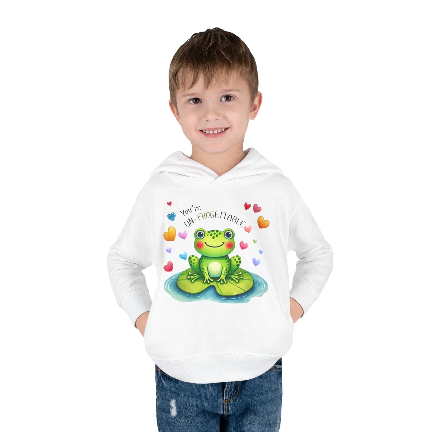 "Un-Frogettable Love" Toddler Hoodie