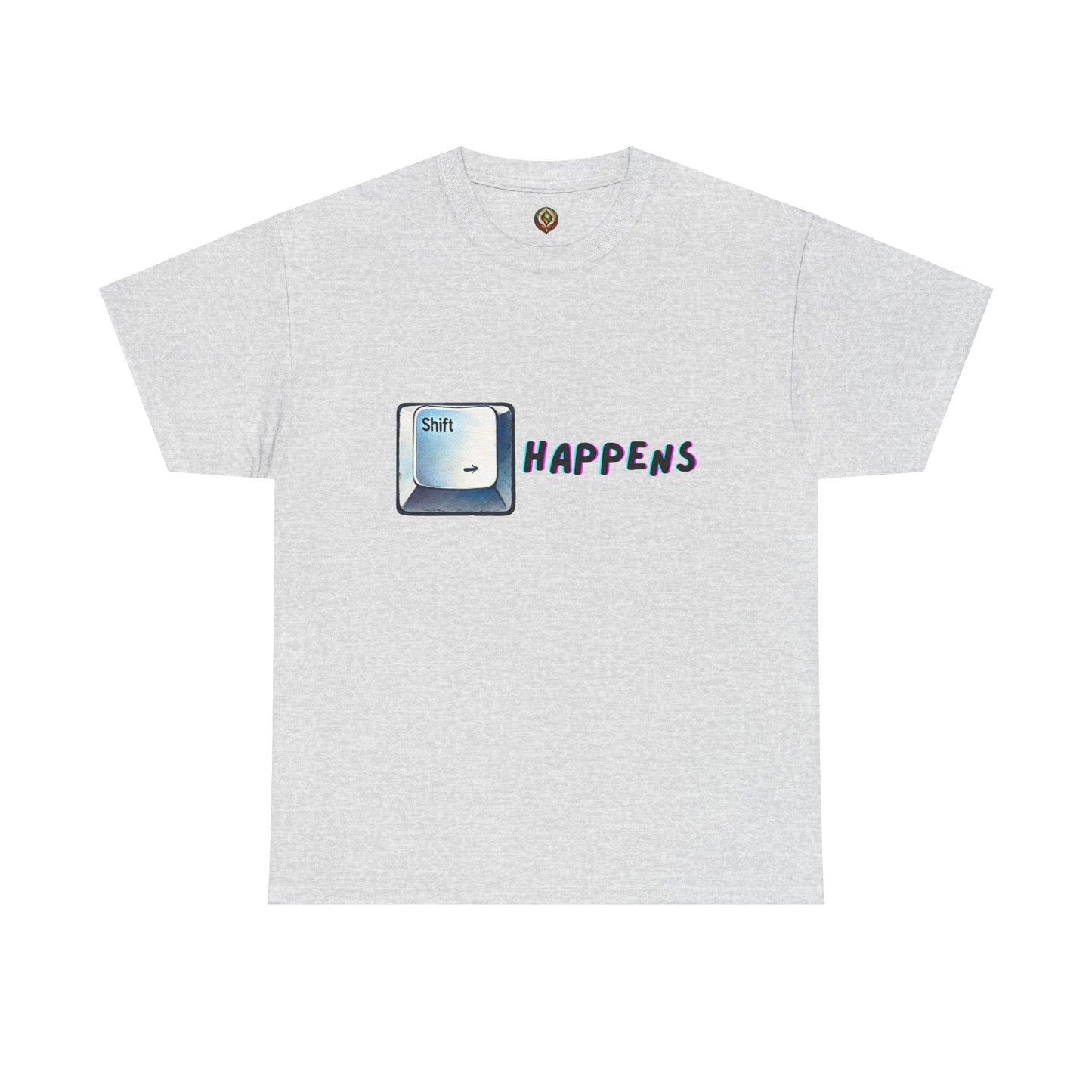 ⌨️ "Shift Happens" – Unisex Heavy Cotton Tee