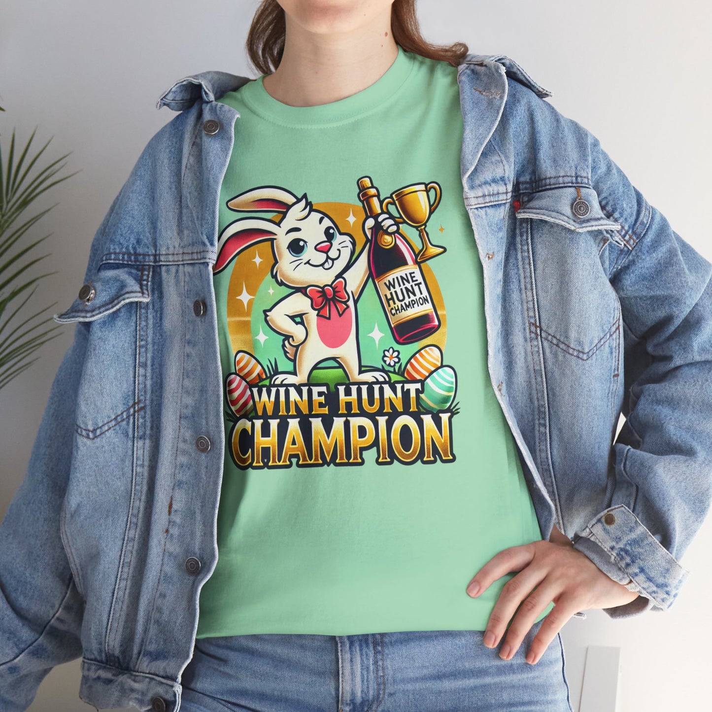 Wine Hunt Champion – Unisex Heavy Cotton Tee 🍷🏆