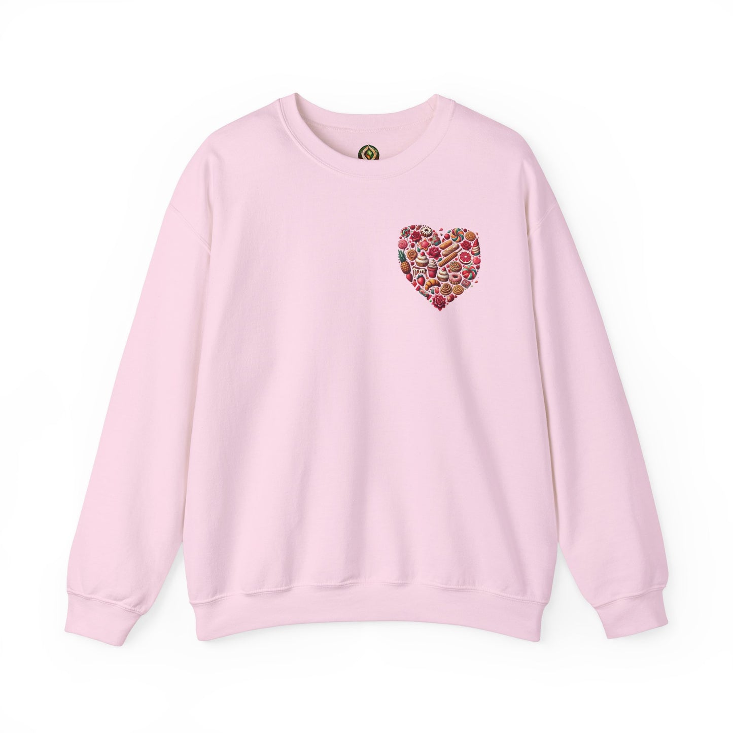 "Love in Every Stitch" Crewneck Sweatshirt