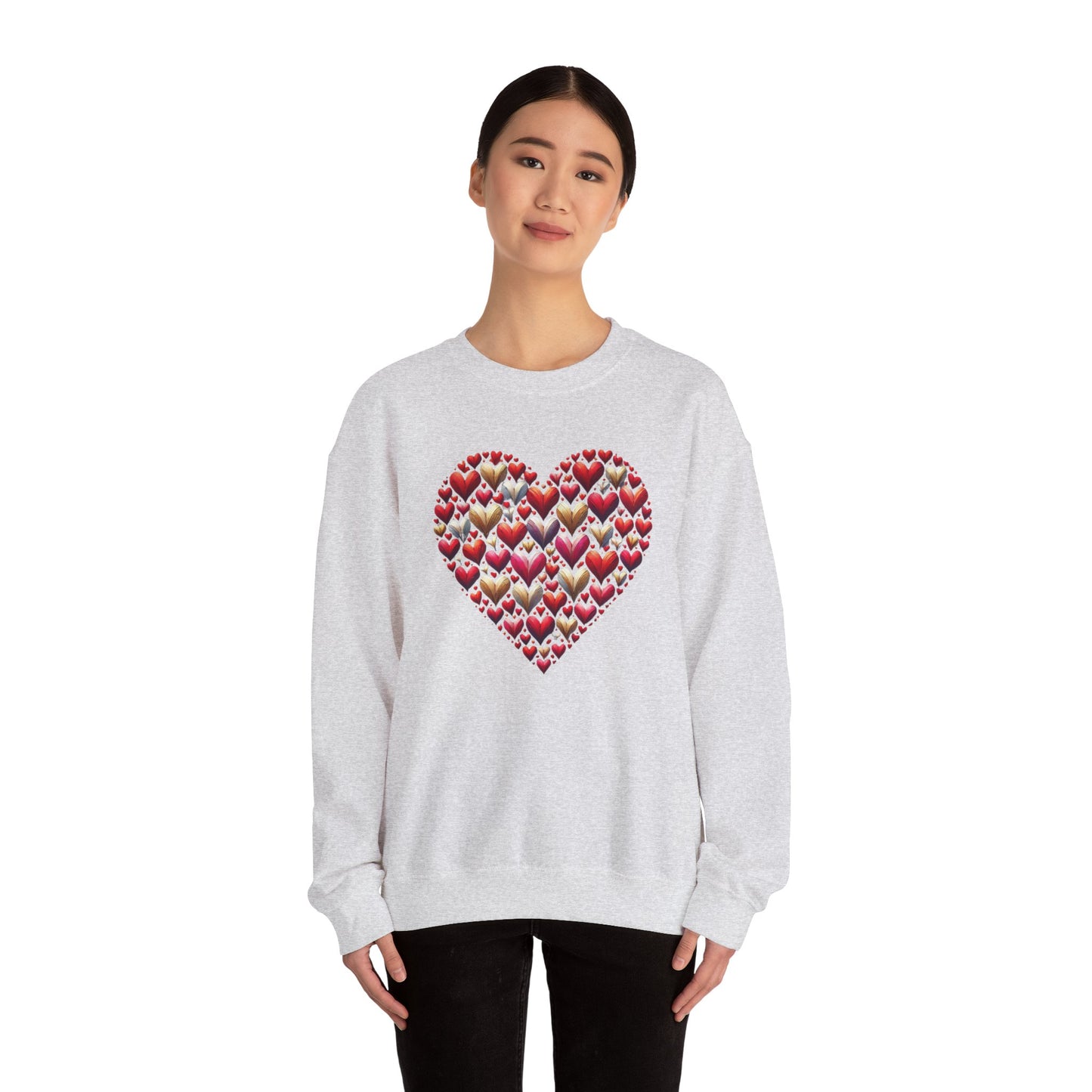 Love, Layers, & Cozy Vibes Unisex Crewneck Sweatshirt
