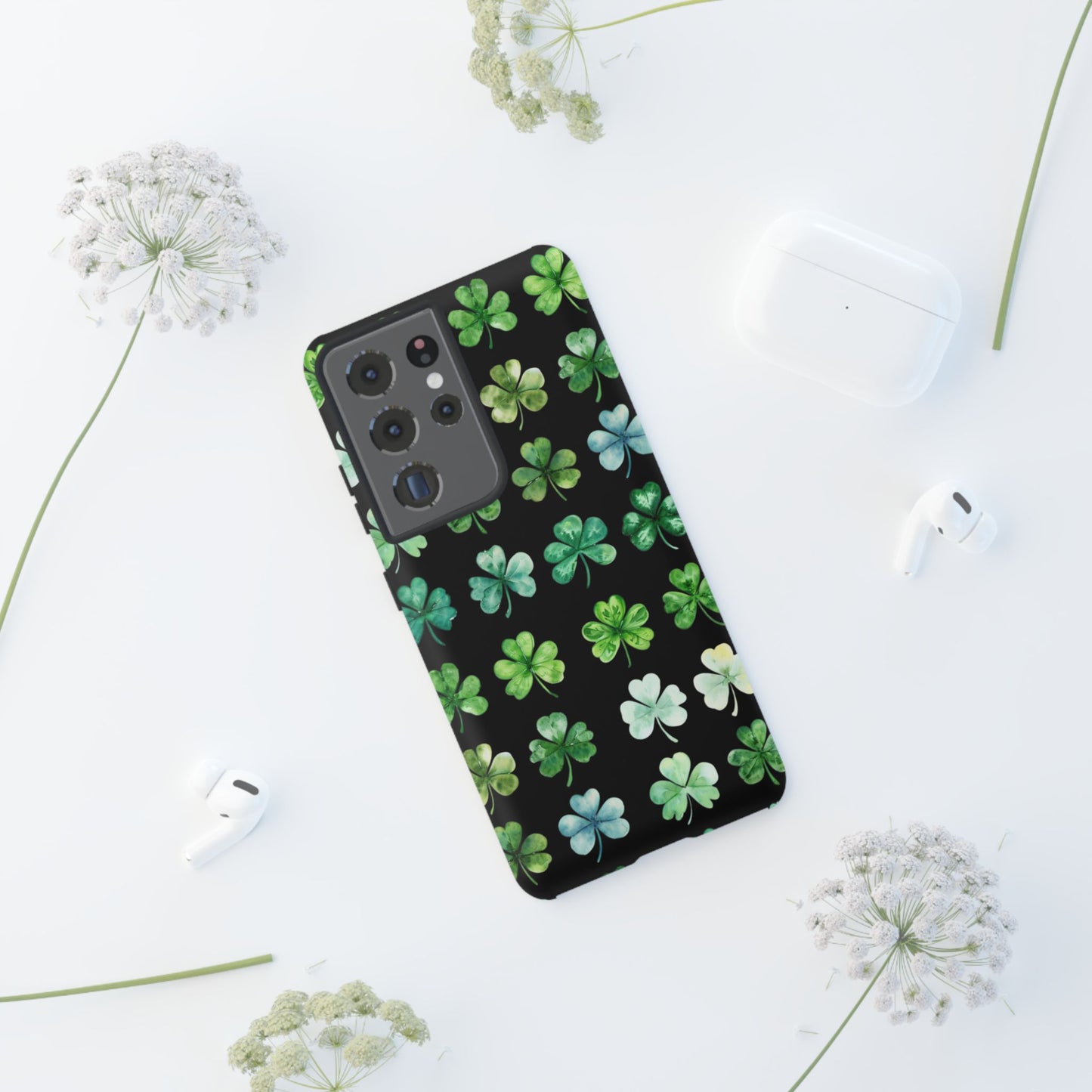 Lucky Streak 🍀 Tough Phone Case – Dual Layer Protection, Matte or Glossy
