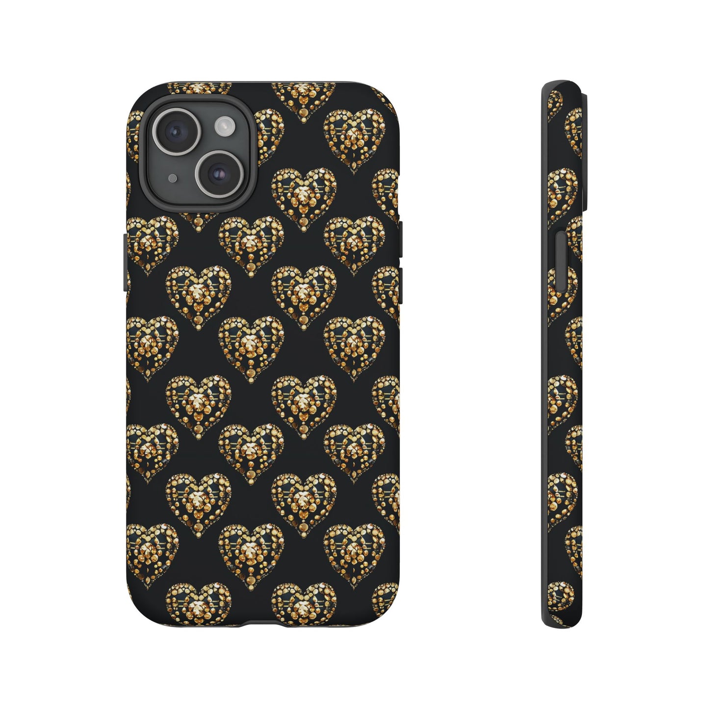Golden Heart Luxe Phone Case