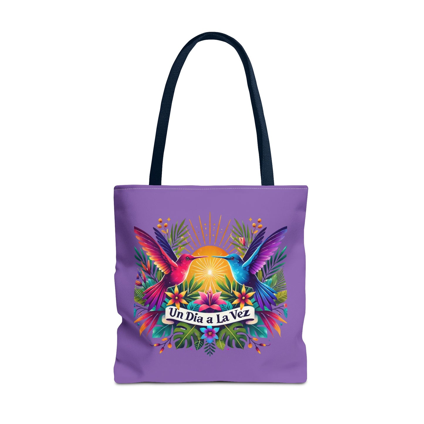 "Un Día a la Vez" Tropical Sunrise Tote Bag