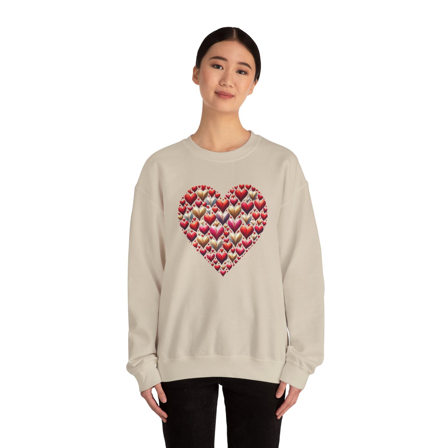 Love, Layers, & Cozy Vibes Unisex Crewneck Sweatshirt