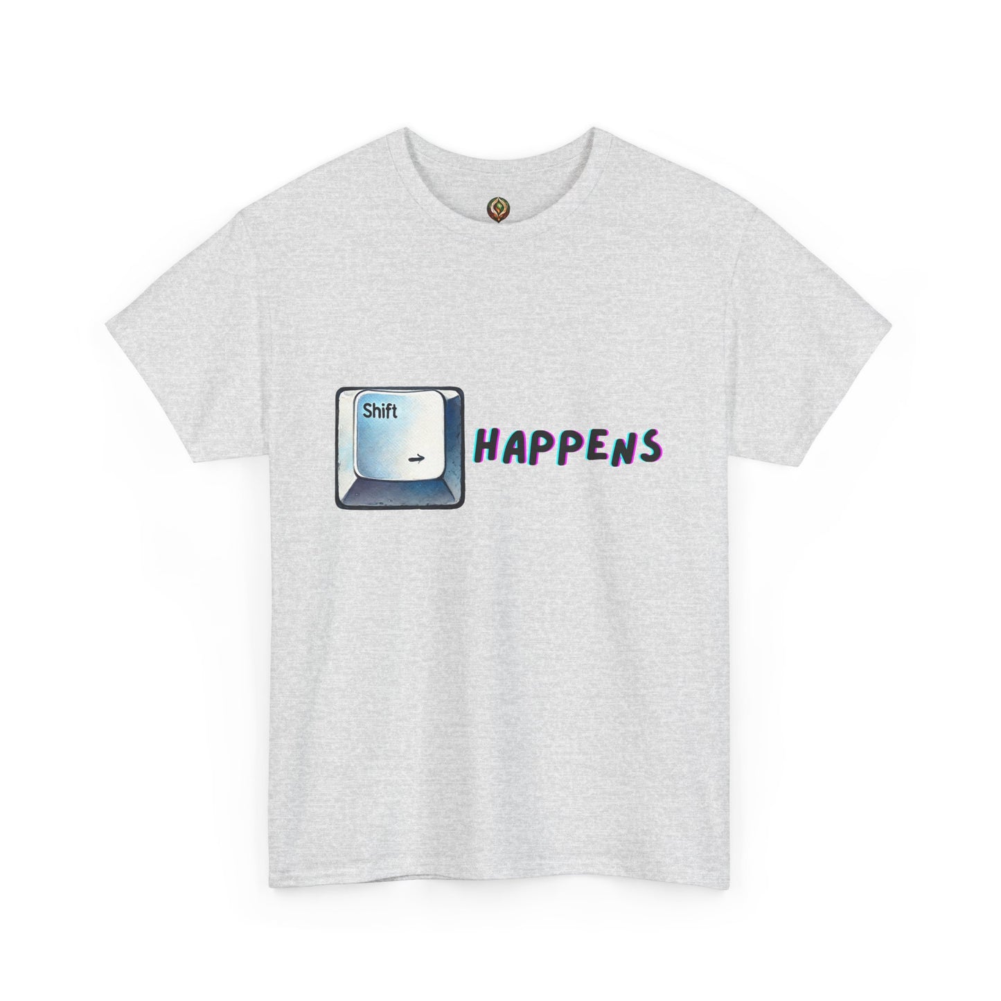 ⌨️ "Shift Happens" – Unisex Heavy Cotton Tee