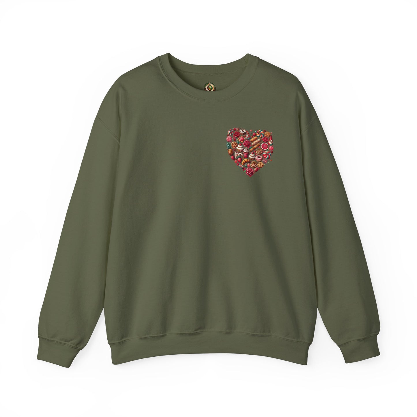 "Love in Every Stitch" Crewneck Sweatshirt