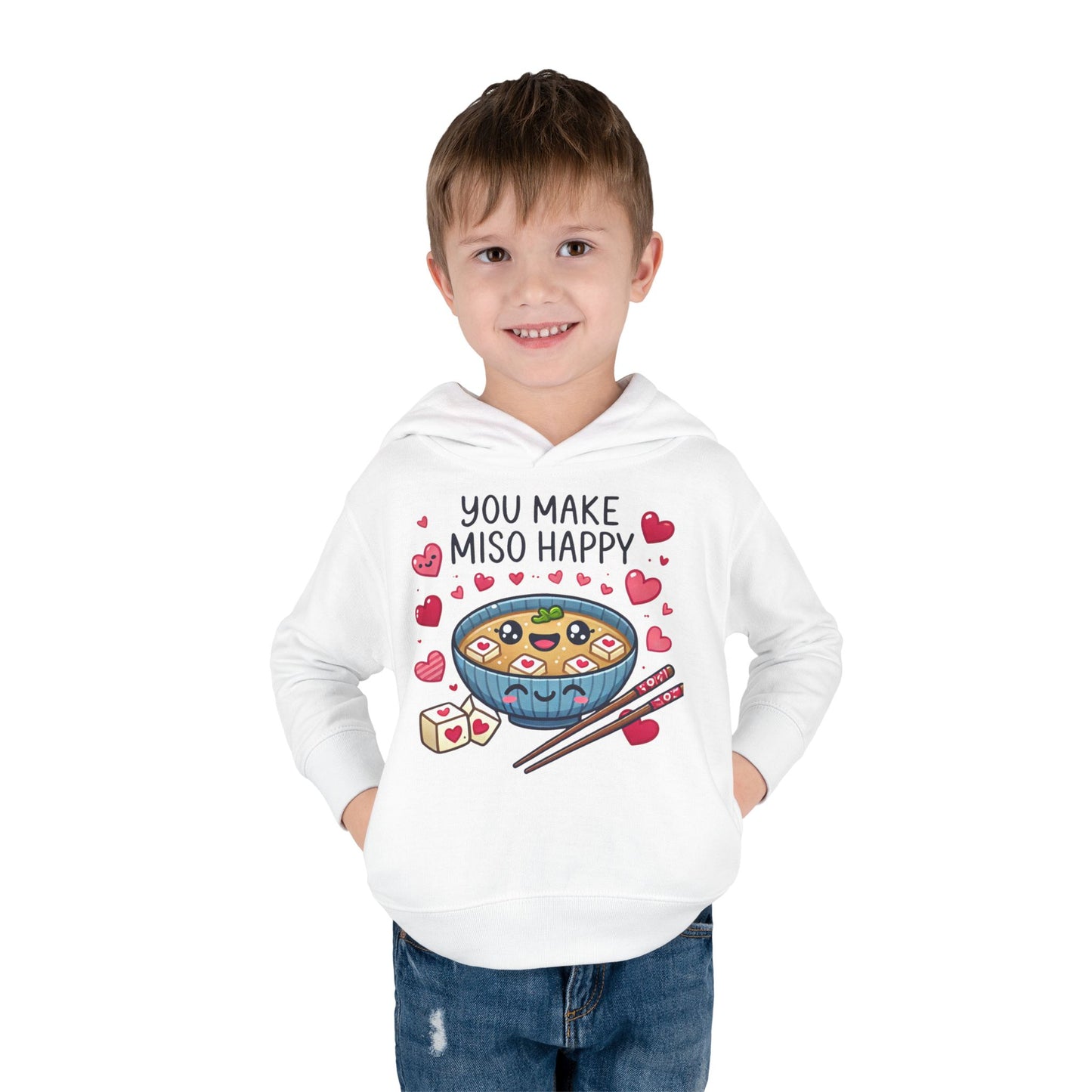 "You Make Miso Happy" Toddler Hoodie