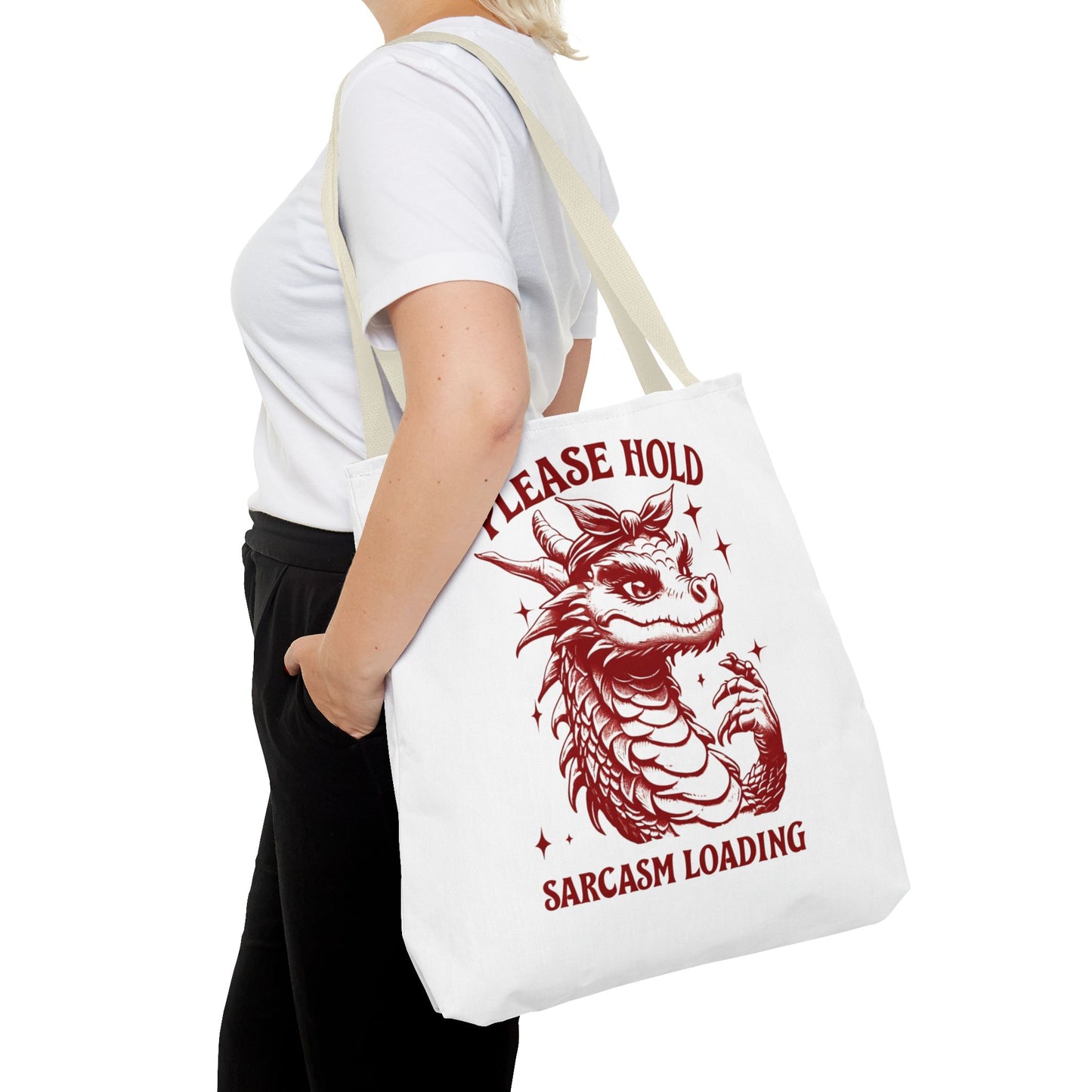 Please Hold, Sarcasm Loading Tote β Carry Your Attitude in Style ππ