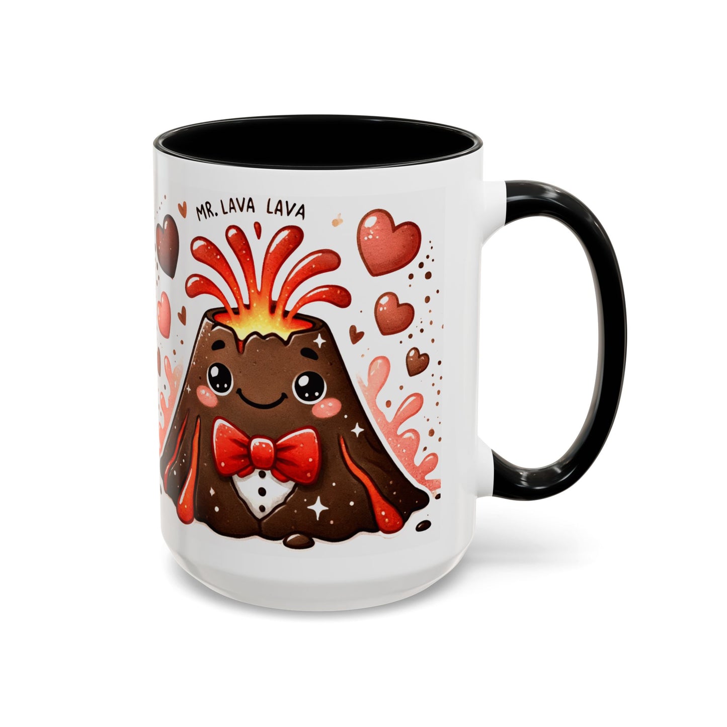 "Mr. Lava Lava in a Tux" Accent Mug (11oz, 15oz)