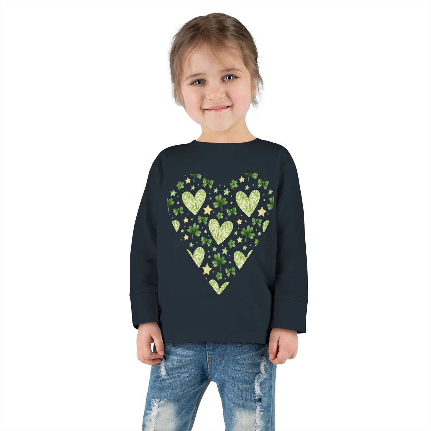 Lucky in Love π Toddler Long Sleeve Tee