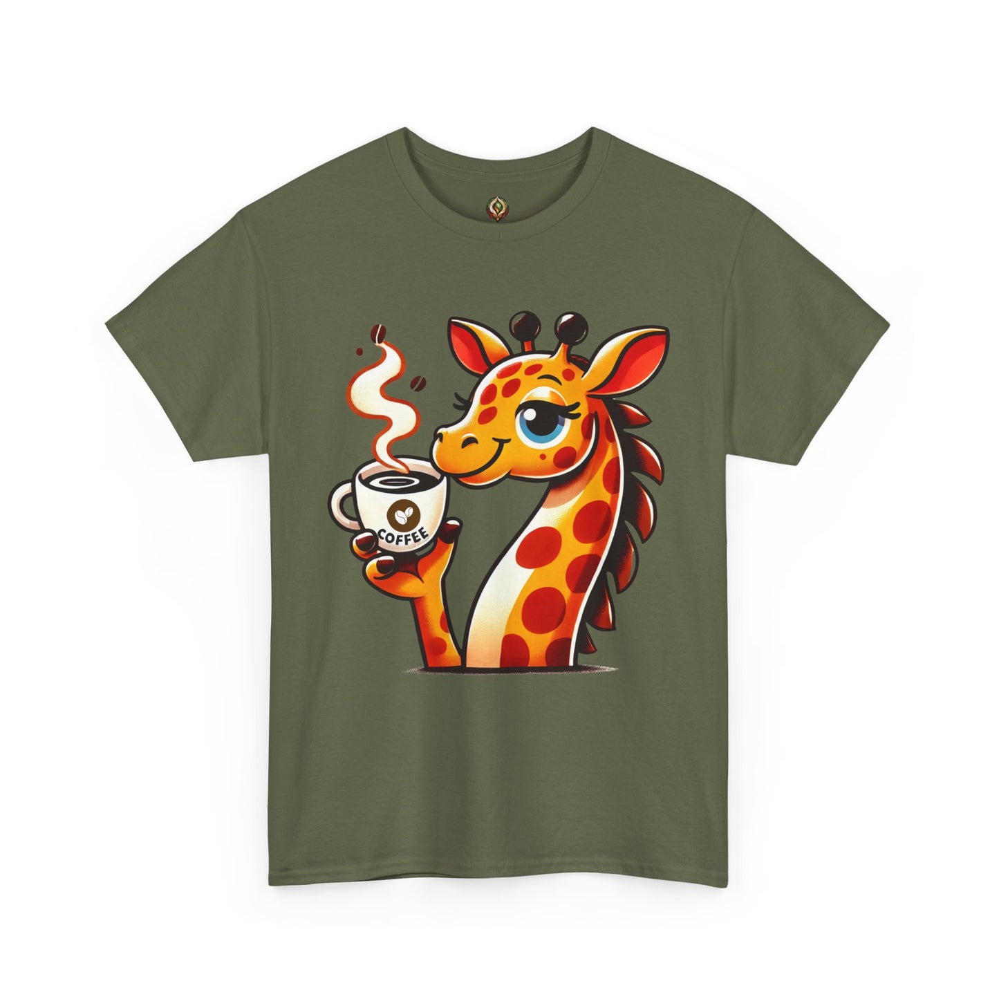 "Sassy Giraffe Coffee Lover" Unisex Tee