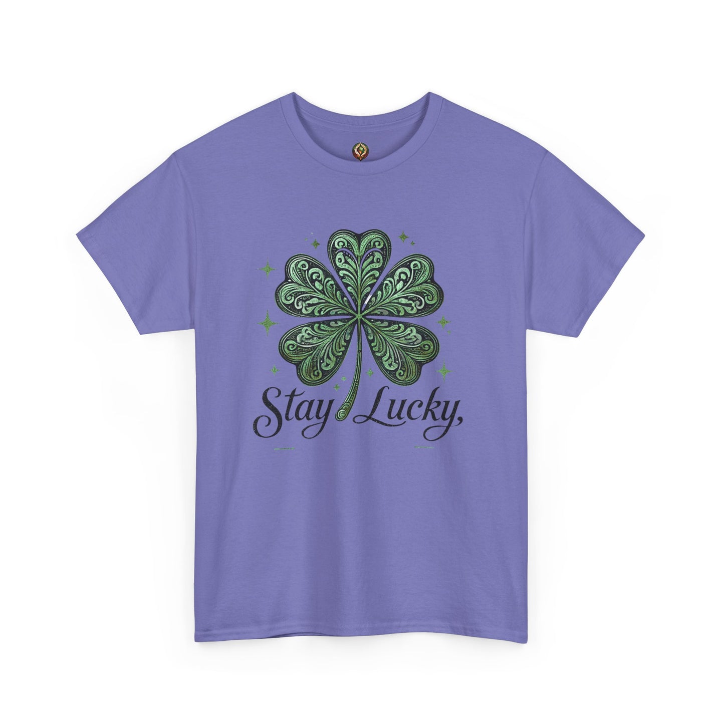 Stay Lucky π Unisex Heavy Cotton Tee β Classic Fit, All-Day Comfort