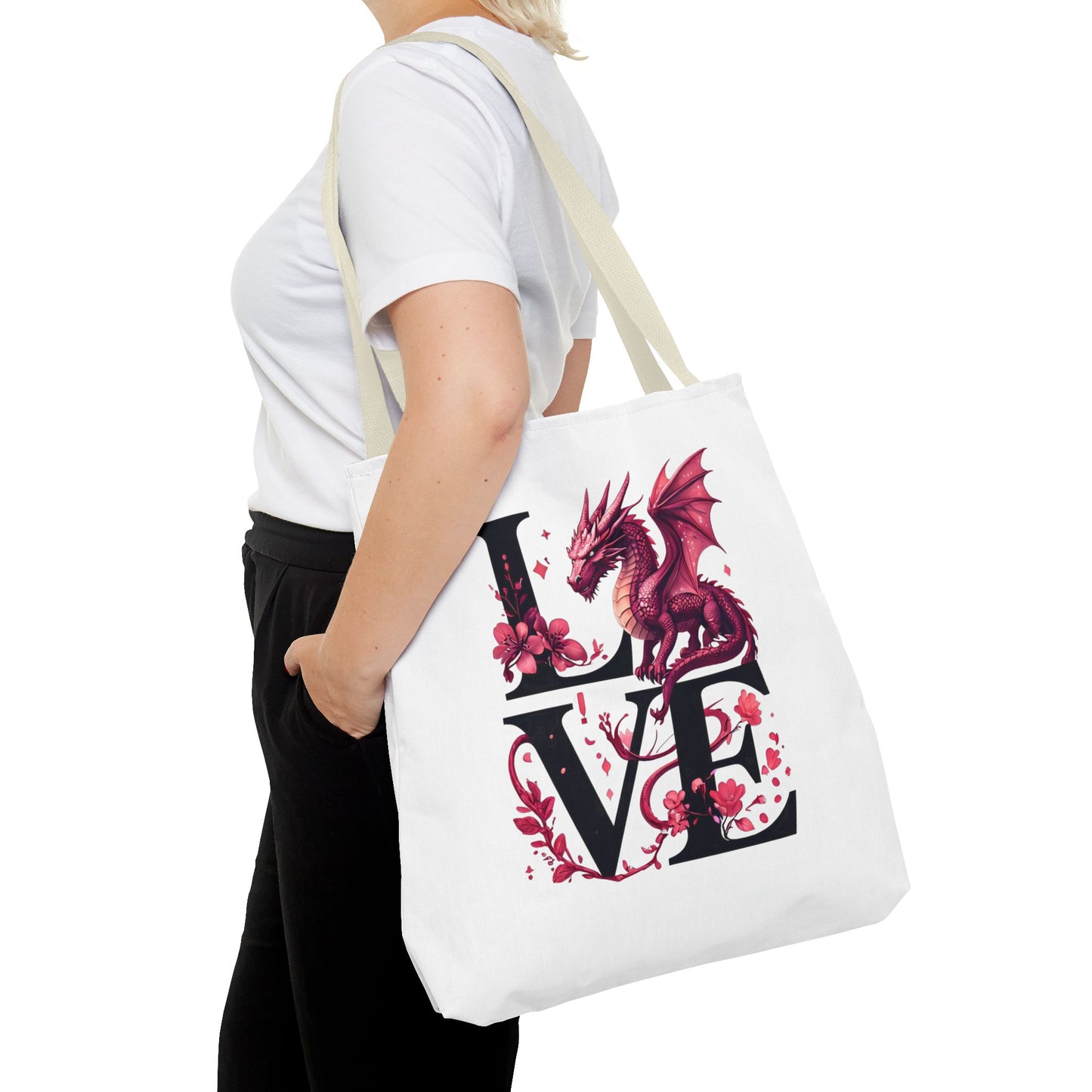 Love in Dragon Form πβ€οΈ Tote Bag